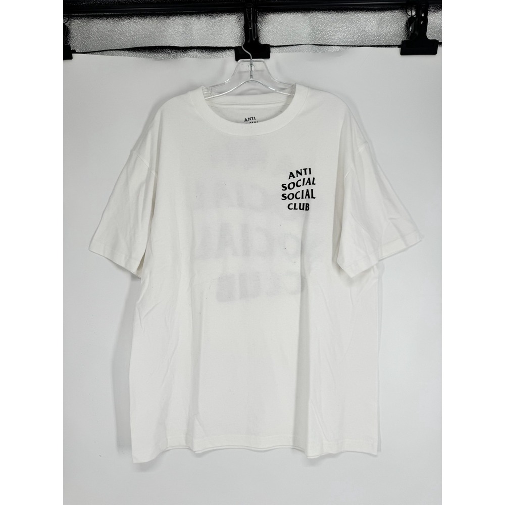 Anti Social Social‎ Club Graphic Tee T Shirt Large White Short Sleeve Crewneck